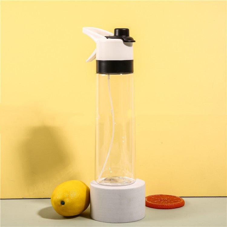 STORAZONE Sportwear TRITAN black Spray Water Bottle For Girls Outdoor Sport Fitness Water Cup Large Capacity Spray Bottle Drinkware Travel Bottles Kitchen Gadgets