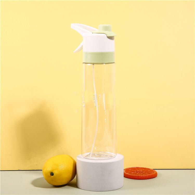 STORAZONE Sportwear TRITAN green Spray Water Bottle For Girls Outdoor Sport Fitness Water Cup Large Capacity Spray Bottle Drinkware Travel Bottles Kitchen Gadgets
