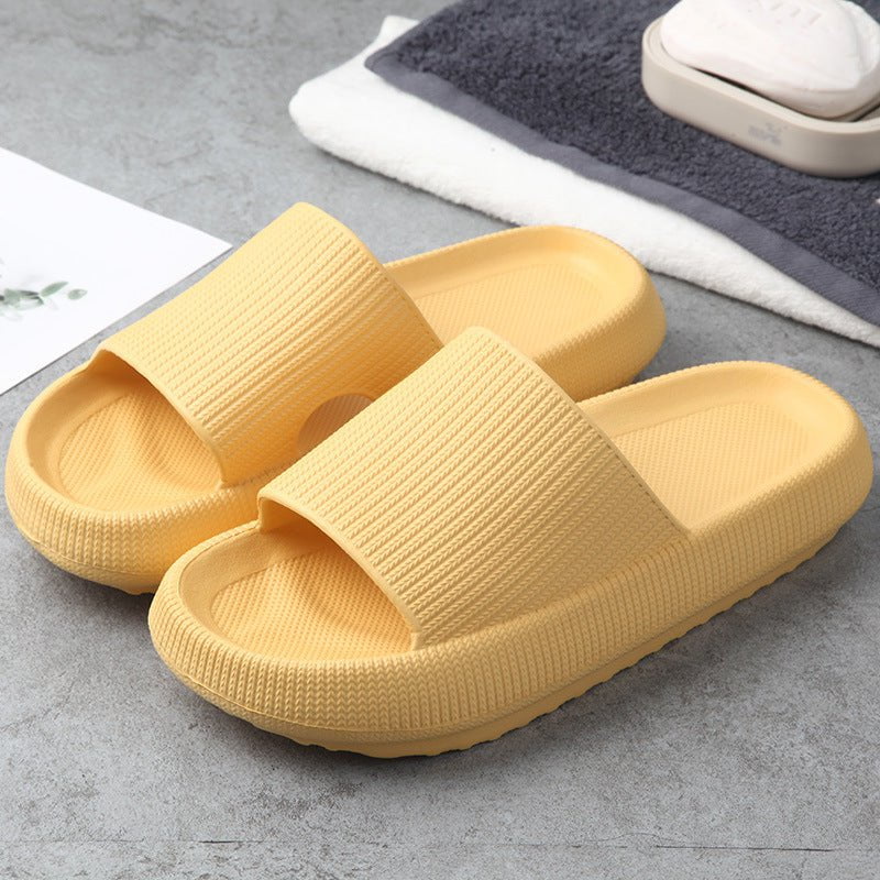 STORAZONE Sportwear Yellow / 34or35 Soft Home Couple Slippers