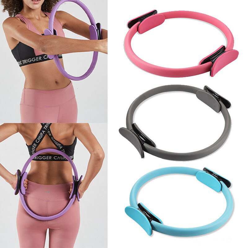 STORAZONE Sportwear Yoga Fitness Pilates Ring Women Girls Circle Magic Dual Exercise Home Gym Workout Sports Lose Weight Body Resistance