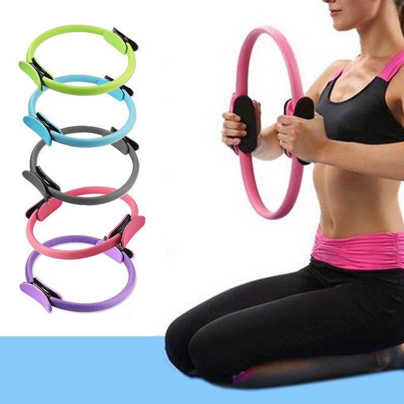 STORAZONE Sportwear Yoga Fitness Pilates Ring Women Girls Circle Magic Dual Exercise Home Gym Workout Sports Lose Weight Body Resistance