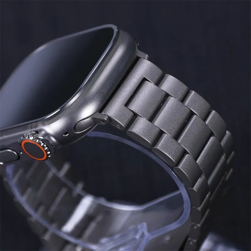 Storazone Stainless Steel Strap For Apple Watch Band 45mm Ultra 49mm 41mm 40mm 44mm Watch Strap Metal Bracelet For Iwatch Series 9 8 7 6 5