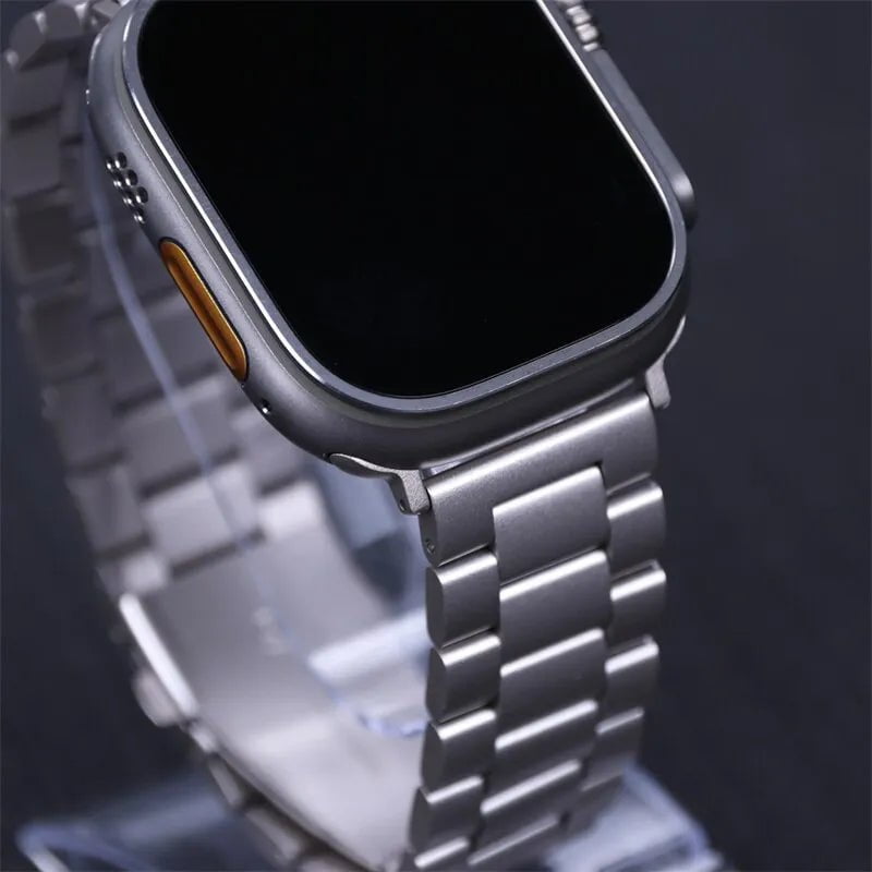 Storazone Stainless Steel Strap For Apple Watch Band 45mm Ultra 49mm 41mm 40mm 44mm Watch Strap Metal Bracelet For Iwatch Series 9 8 7 6 5