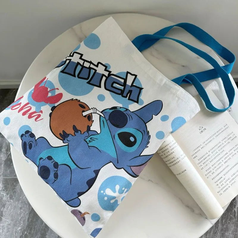 Storazone Stitch bag crossbody bag STITCH cartoon peripheral cute canvas bag shoulder bag Lilo and Baby same shopping bag