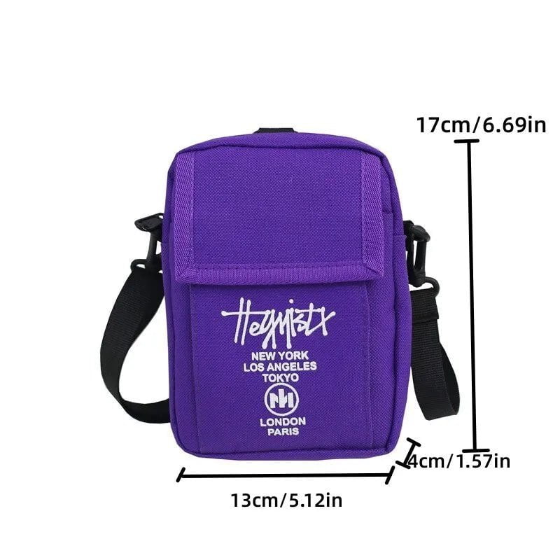 Storazone STUY Street Hip Hop Shoulder Slung Mobile Phone For Teenagers Japanese Classic Small Bag Magazine