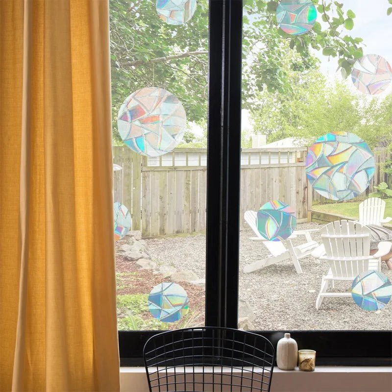 Storazone Sun Catcher Wall Stickers Rainbow Window Mirror Sticker Bedroom Decoration Window Decal for Home Decor Rainbow Maker