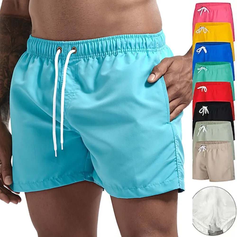 Storazone Swim Trunks Swim Shorts for Men Quick Dry Board Shorts Bathing Suit Breathable Drawstring With Pockets for Surfing Beach Summer