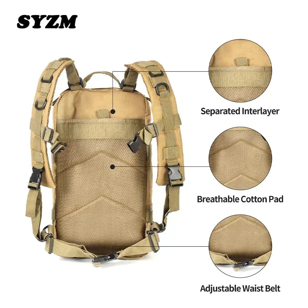 Storazone SYZM 50L/30L Hiking Backpack Outdoor Sport Camping Backpack Multifunctional Hunting Fishing Backpack Military Tactical Back Pack