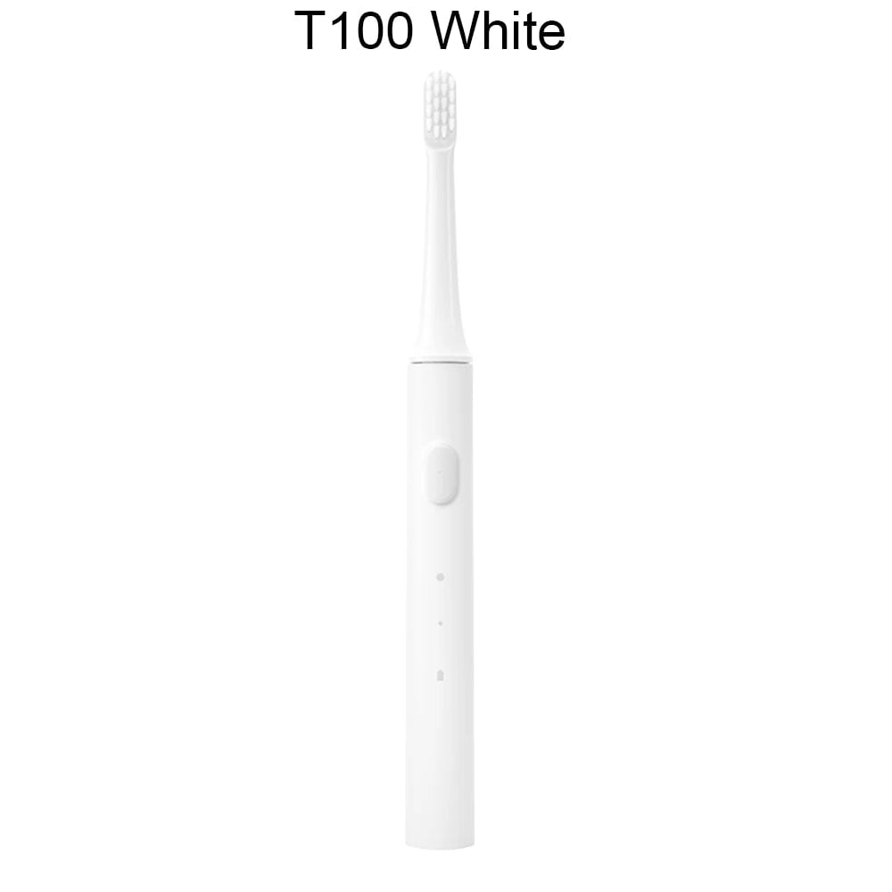 Storazone T100 White / CHINA XIAOMI MIJIA T100 Sonic Electric Toothbrush Cordless USB Rechargeable Toothbrush Waterproof Ultrasonic Automatic Tooth Brush