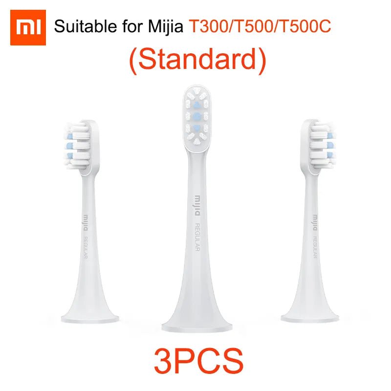 Storazone T300T500 T500C 3pcs Original XIAOMI MIJIA Sonic Electric Toothbrush Head T100 T300 T500 T500C  Replacement Toothbrush Heads