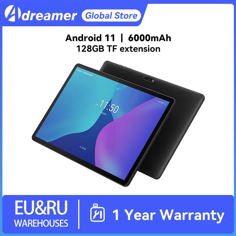 Storazone Tablet / 2G 32G (WIFI) / us | CHINA Adreamer LeoPad10 Tab 10.1" Tablet 1280x800 IPS Android 11 Quad Core 2GB RAM 32GB ROM Bluetooth 6000mAh Wifi Portable Tablets PC