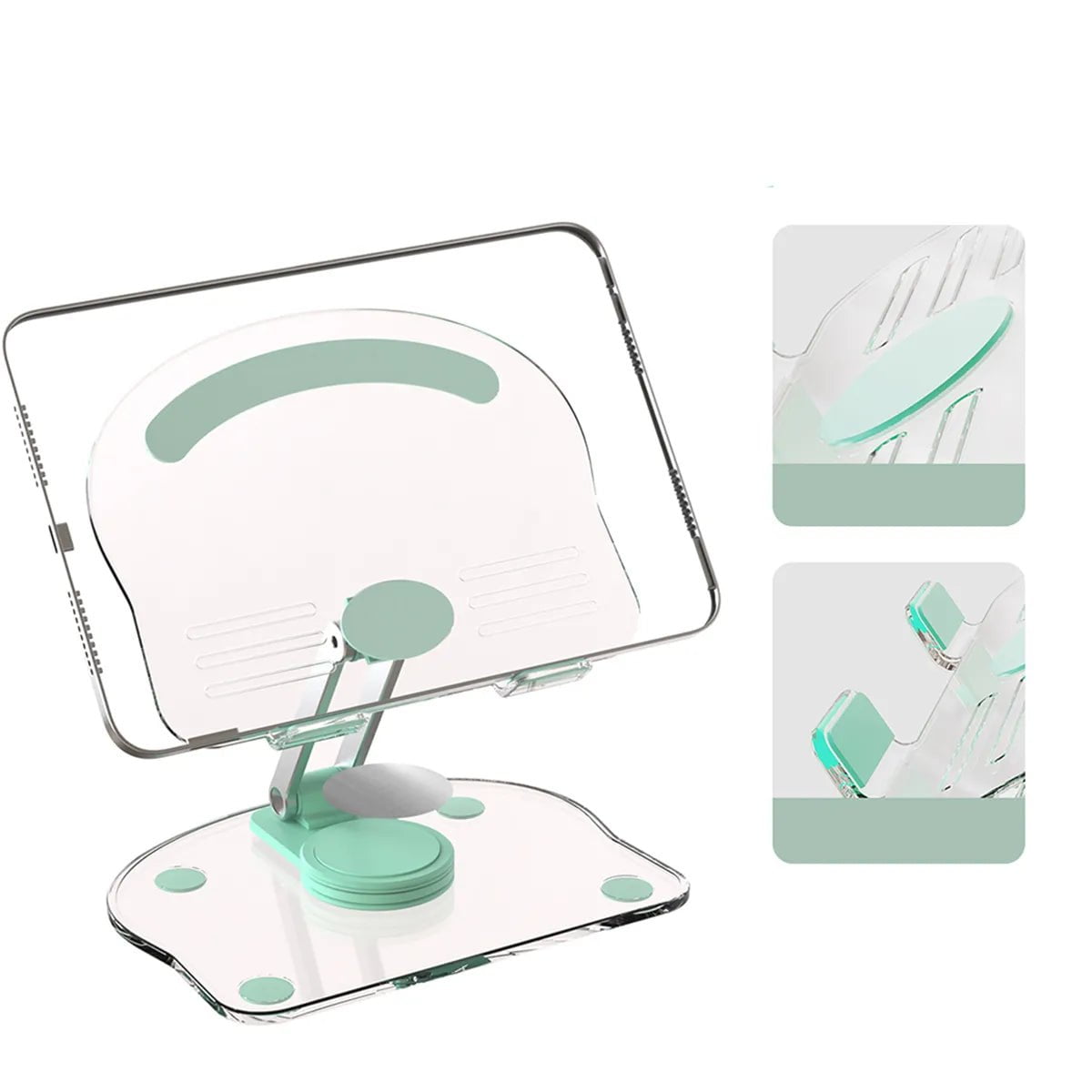 Storazone Tablet desktop stand suitable for iPad Pro 9.7 Air 4 5 Mini 6 11 Mi Pad transparent acrylic desktop phone stand