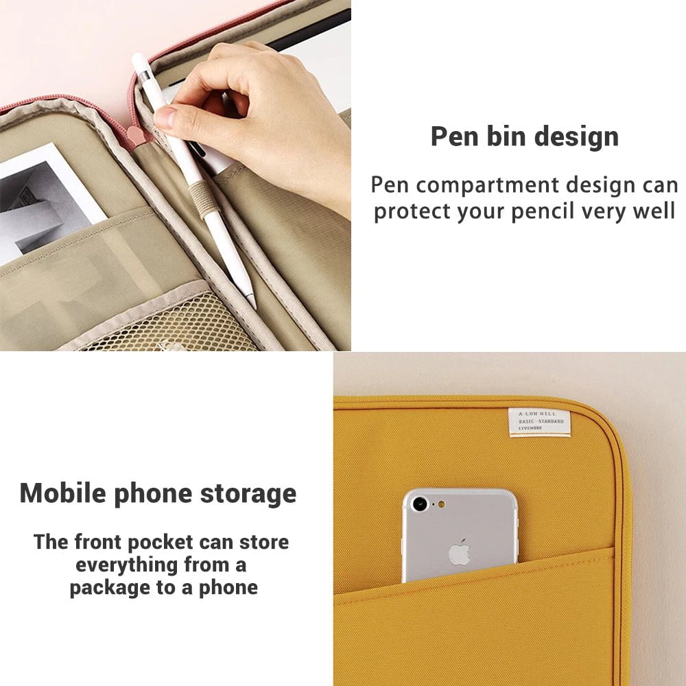 Storazone Tablet Handbag Case 9-11inch For iPad Air 4 5 Pro 11 Mini 5 6 iPad Case For XiaoMi 5 Samsung Huawei Lenovo Shockproof Pouch Bags