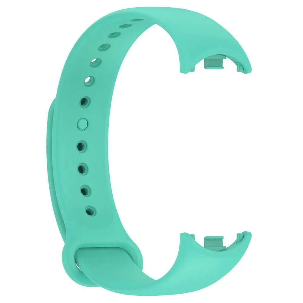 Storazone teal blue / For Xiaomi Band 8 Soft Silicone Strap for Xiaomi Mi Band 8 Breathable Sport Bracelet Wristband Belt for MiBand 8 Replacement Correa Watchband