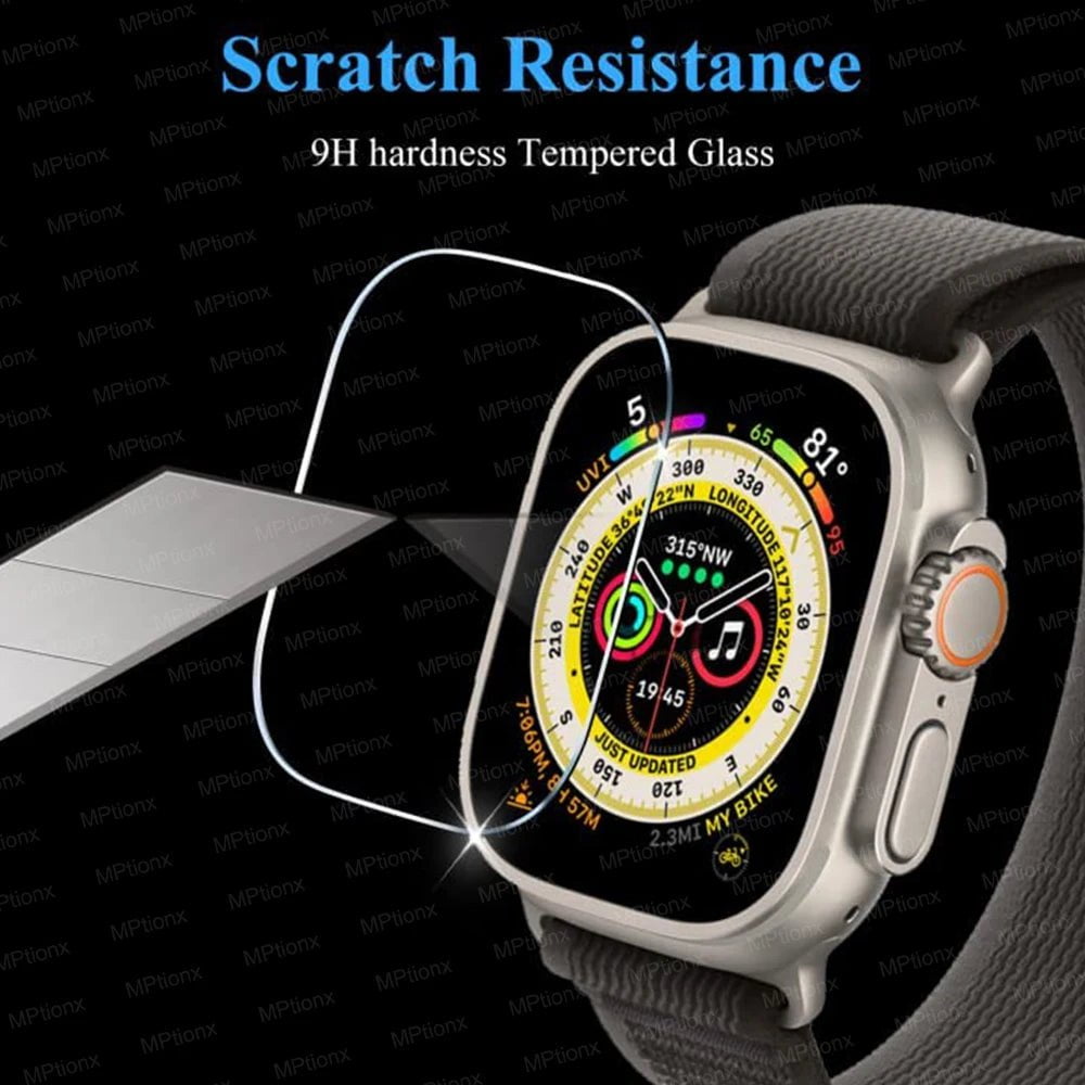 Storazone Tempered Glass for Apple Watch Ultra 49mm Screen Protector Anti-Scratch for Apple Watch Series Ultra 49mm Smartwatch