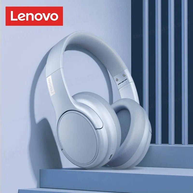 Storazone TH20 Blue Original Lenovo TH20 Gaming Headphones Dual Mode Headset Wireless Bluetooth 5.3 Foldable Sport Headphone Music Earphone 2023 New