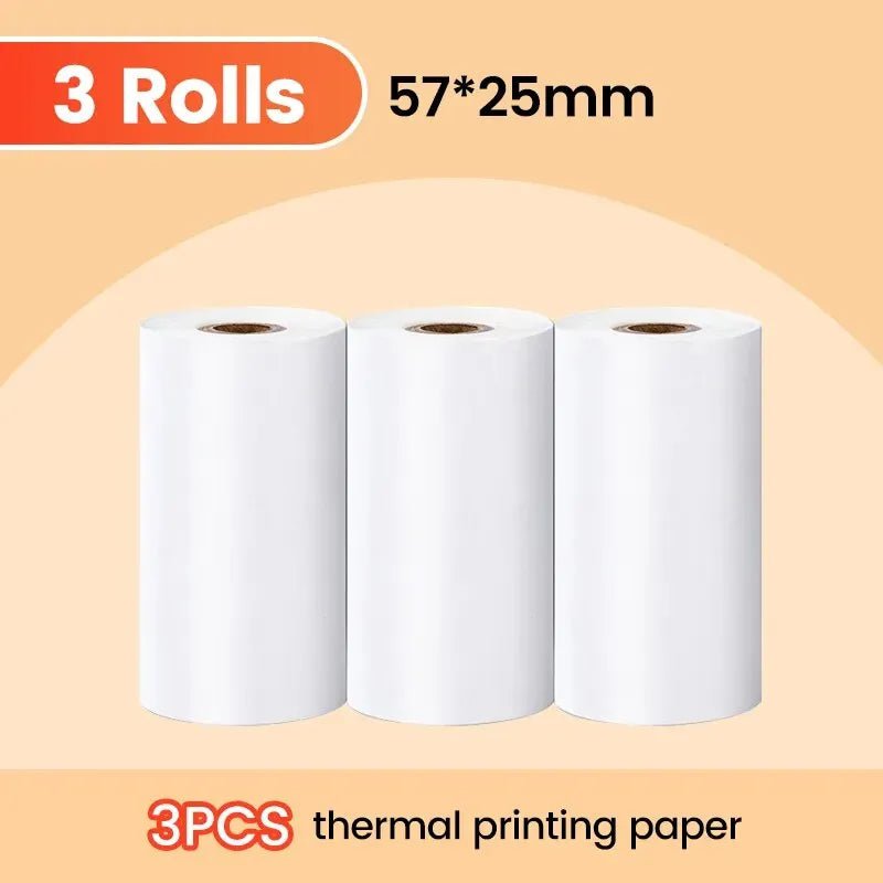 Storazone Thermal printing Olaf 57 * 25mm 3pcs High-definition Printing Paper White Children's Camera Printer Replacement Accessories Mini Error Printer