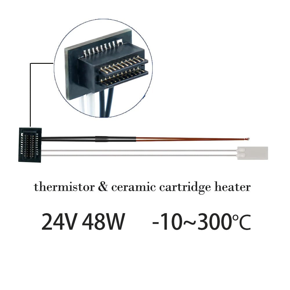 Storazone thermistor heater / For Bambu Lab X1 X1C Upgraded V2.0 For Bambu Hotend Cht Nozzle Bambulab Cht Nozzle X1c Bambu Lab P1p Hotend Bambu Lab P1s Hotend High Flow Bi Metal