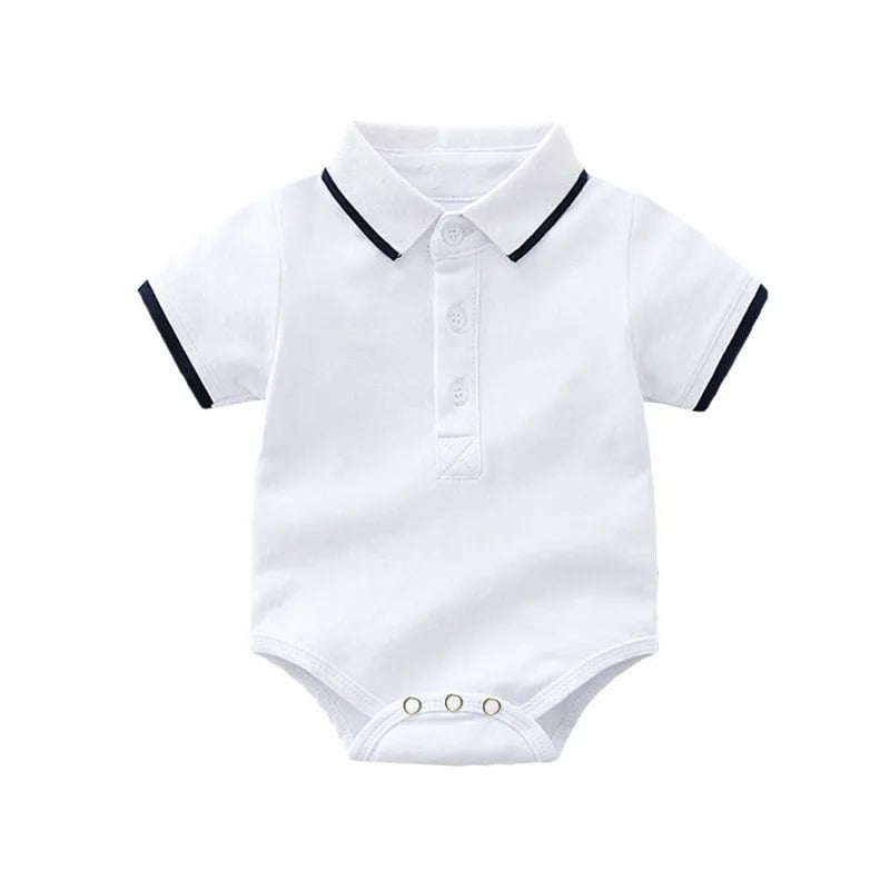 Storazone Top and Top Summer Fashion Newborn Boys Formal Clothing Set Cotton Romper Top+ Shorts Baby Gentleman Suit Kids Boys Clothes Sets