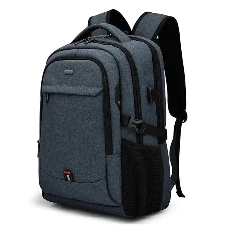 Storazone Top Dark Grey / 17 Inches / CHINA Laptop Backpack For Men 17.3''Large Capacity Backpack USB Port Bag Business Backpack Oxford Wear-resistant Waterproof Travel Bag