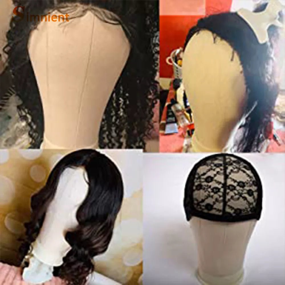 Storazone Training Mannequin Head Canvas Block Head Display Styling Mannequin Manikin Head WigTripod Stand Free Get T Pins Wig Install Kit