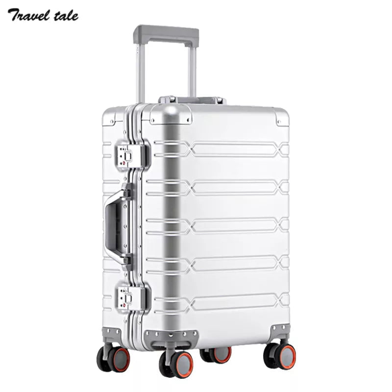 Storazone TRAVEL TALE 20" Inch Aluminum Suitcase Business Luggage 24" Trolley Case For Travelling