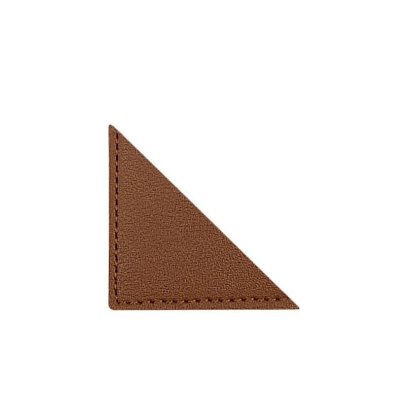 Storazone triangle brown Custom Letters Corner Bookmark Personalize Logo Name Book Page Marker Library Activities Read-in DIY Souvenir Gift For Students