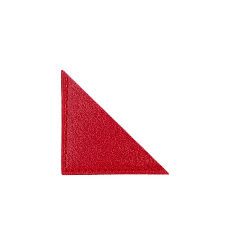 Storazone triangle red Custom Letters Corner Bookmark Personalize Logo Name Book Page Marker Library Activities Read-in DIY Souvenir Gift For Students
