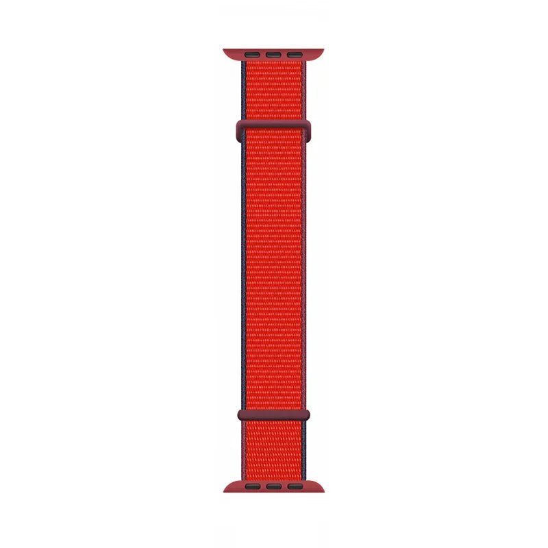 Storazone Tricolor red / 38mm 40mm 41mm Nylon Band for Apple Watch Strap 49mm 45mm 41mm 44mm 40mm 42mm 38mm Adjustable Elastic Bracelet iWatch Ultra Series 3 4 5 SE 678