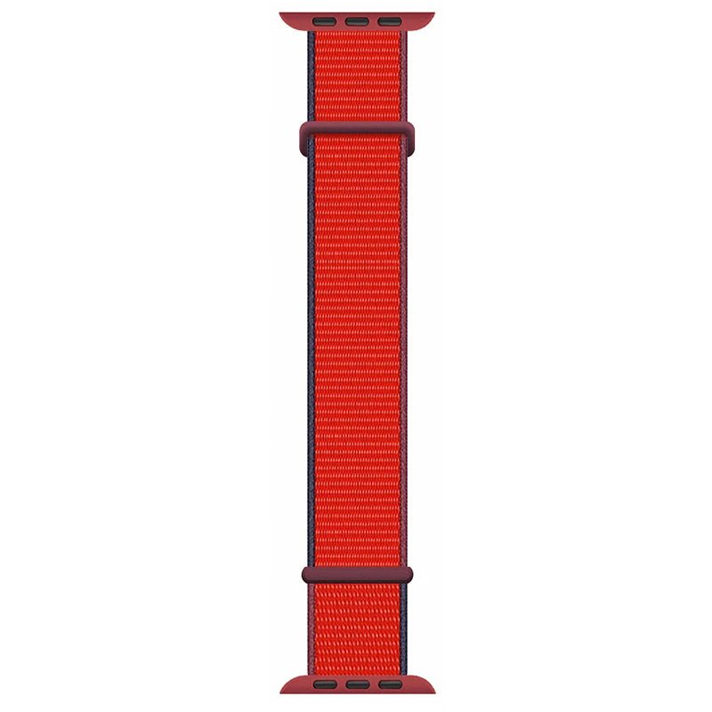 Storazone tricolor red / 38mm 40mm 41mm Nylon Strap For Apple Watch Band Ultra 9 8 7 SE 6 5 3 38MM 42MM 40MM 44MM smartwatch Accessorie bracelet iWatch serie 45MM 41MM