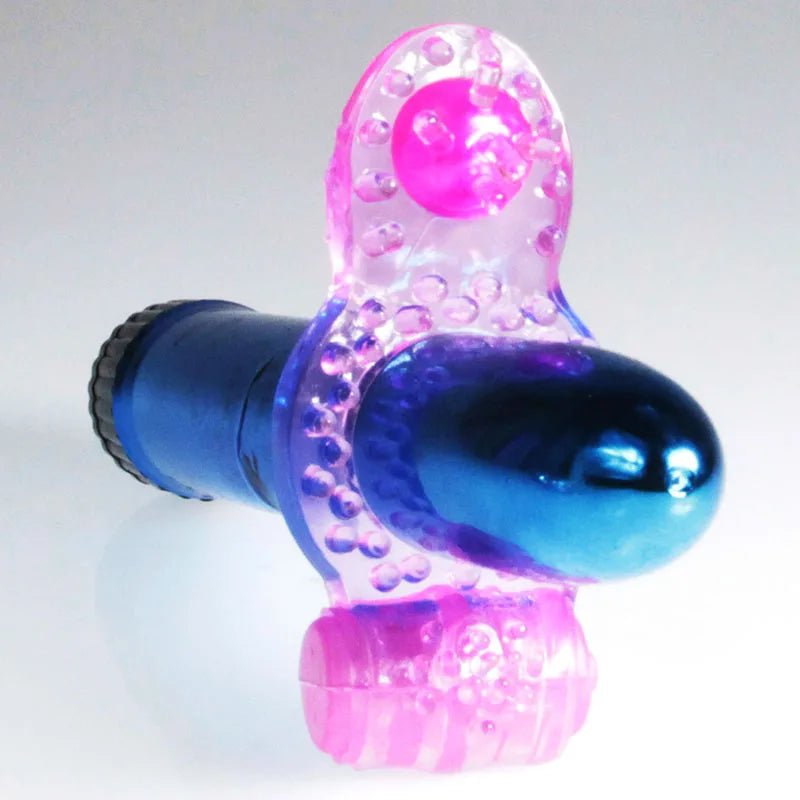 Storazone triple vibrator Ring Massage Stick Masturbation Lasting delay Cocking stimulate Utensils Massage Clitoris anal Vibration for men