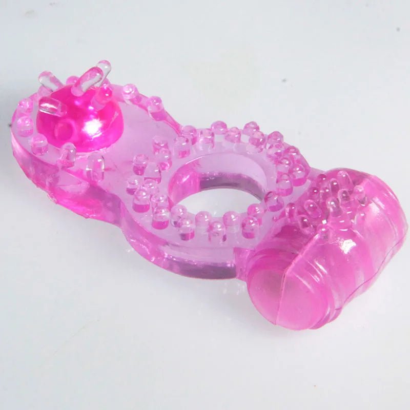 Storazone triple vibrator Ring Massage Stick Masturbation Lasting delay Cocking stimulate Utensils Massage Clitoris anal Vibration for men