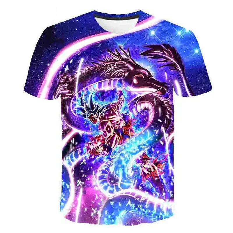 Storazone TX-1943 / 100 3-14 Years Kids Boys T-shirt Dragon Ball Z T Shirts Anime Goku Vegeta Clothes Toddler Tees Baby Boys T-shirt Children's Clothing