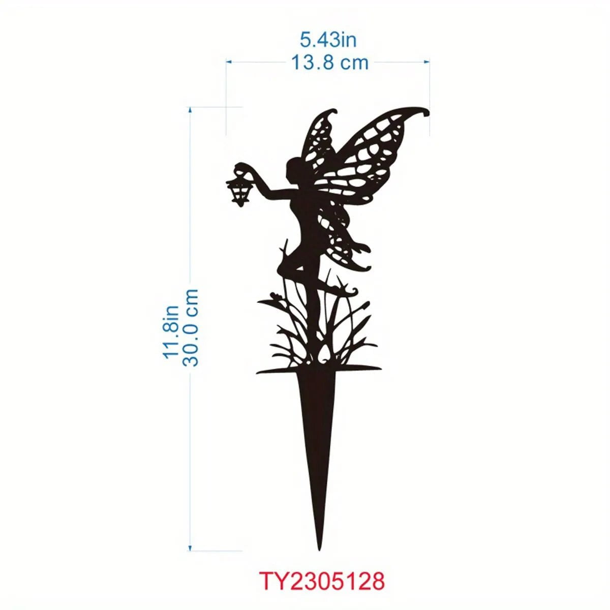 Storazone TY2305128 Garden Fairy Metal Outdoor Decor for Your Patio and Lawn