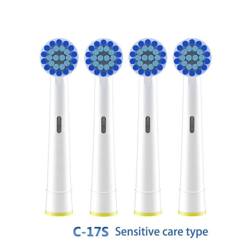 Storazone type 1 4Pcs For 3D Oral B Toothbrush Heads For Braun Oral B Brush Attachment Oral B Replacement Oral Toothbrush Heads B Oral B Nozzles