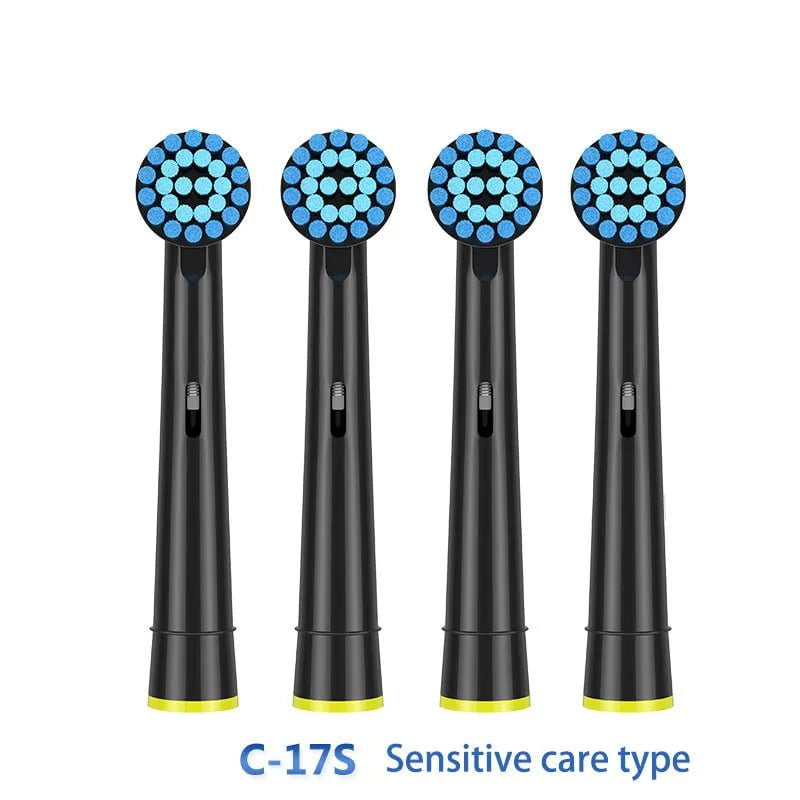 Storazone type 2 4Pcs For 3D Oral B Toothbrush Heads For Braun Oral B Brush Attachment Oral B Replacement Oral Toothbrush Heads B Oral B Nozzles