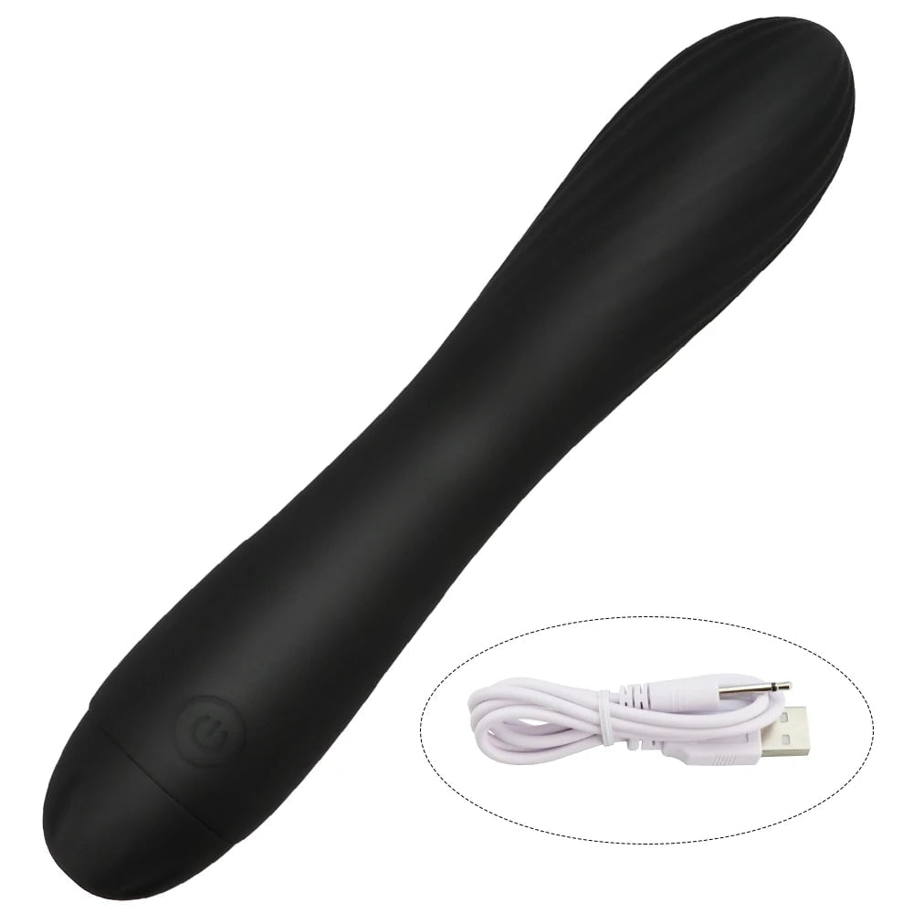 Storazone Type 2 Black / CHINA Waterproof Vibrator G Spot Vibrator for Women Strong Vibration Rechargeable Personal Vibrator for Effortless Insertion- Ideal