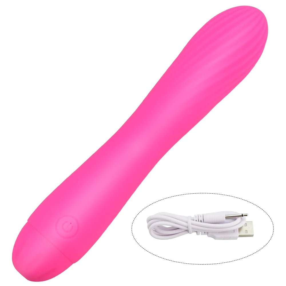 Storazone Type 2 Rose red / CHINA Waterproof Vibrator G Spot Vibrator for Women Strong Vibration Rechargeable Personal Vibrator for Effortless Insertion- Ideal