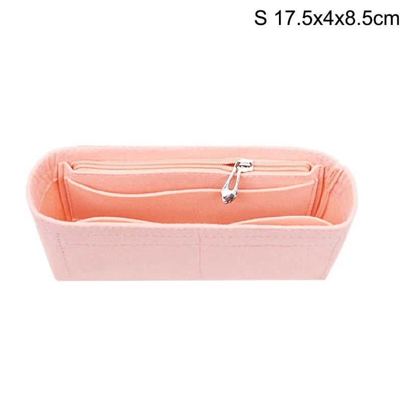 Storazone Type 22 1pcs Felt Insert Bag Fits For Longchamp Handbag Liner Bag Felt Cloth Makeup Bag Support Travel Portable Insert Purse Organizer