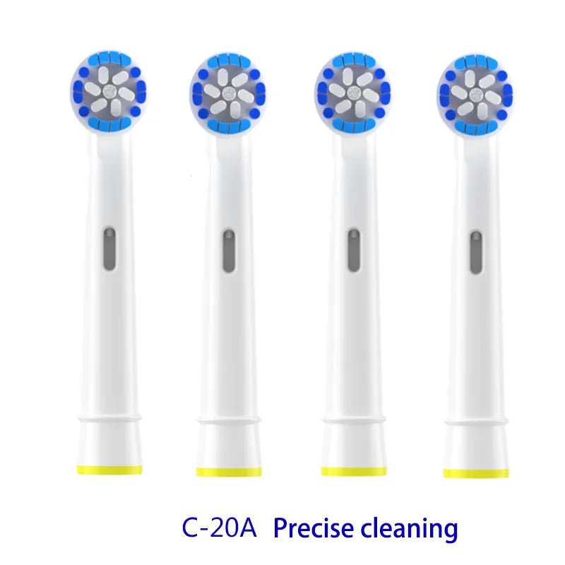 Storazone type 3 4Pcs For 3D Oral B Toothbrush Heads For Braun Oral B Brush Attachment Oral B Replacement Oral Toothbrush Heads B Oral B Nozzles