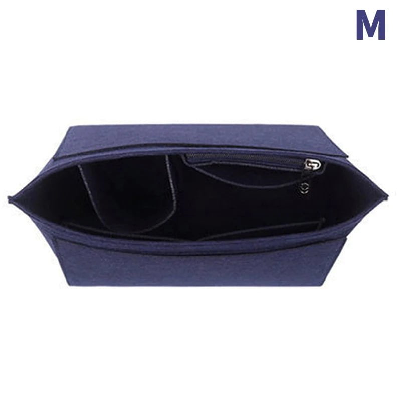 Storazone Type 5 1pcs Felt Insert Bag Fits For Longchamp Handbag Liner Bag Felt Cloth Makeup Bag Support Travel Portable Insert Purse Organizer
