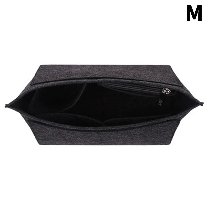 Storazone Type 8 1pcs Felt Insert Bag Fits For Longchamp Handbag Liner Bag Felt Cloth Makeup Bag Support Travel Portable Insert Purse Organizer