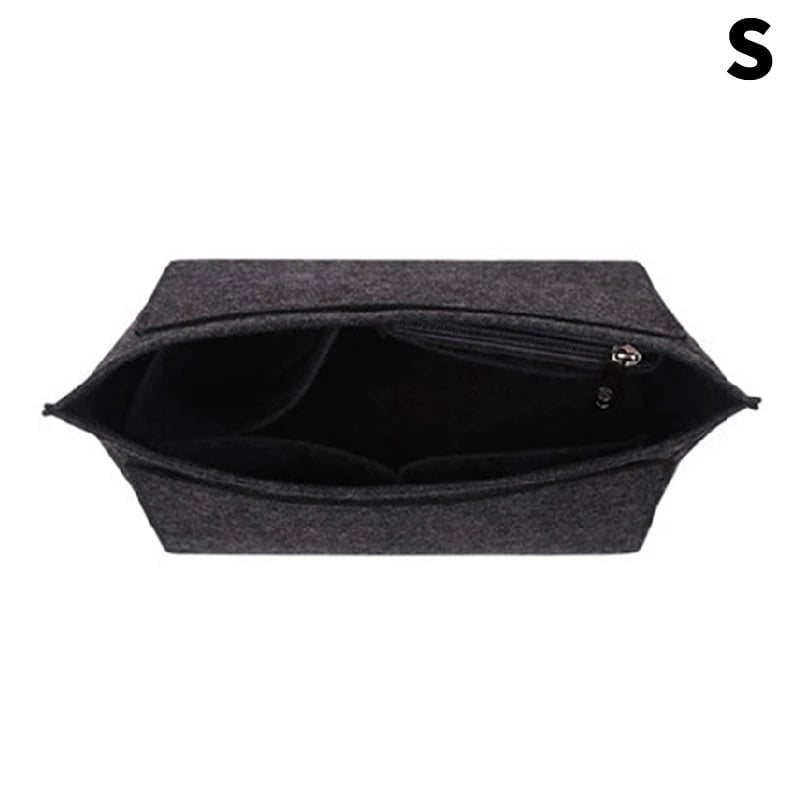 Storazone Type 9 1pcs Felt Insert Bag Fits For Longchamp Handbag Liner Bag Felt Cloth Makeup Bag Support Travel Portable Insert Purse Organizer