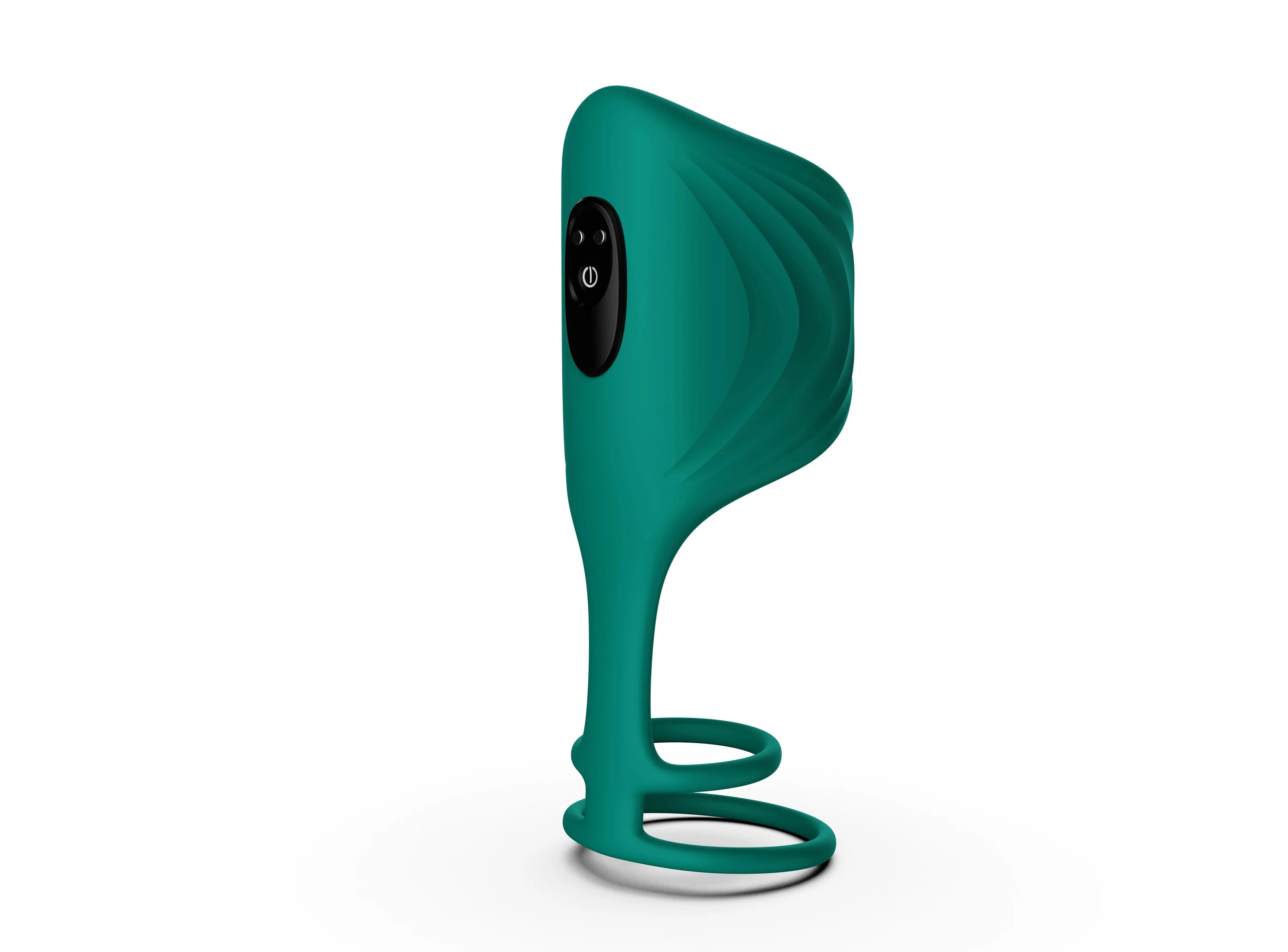 Storazone Type B- Green Male Masturbator Penis Training Glans Trainer Stimulator Vibrator with APP Control Delay Cock Ring Glans Trainer for Men