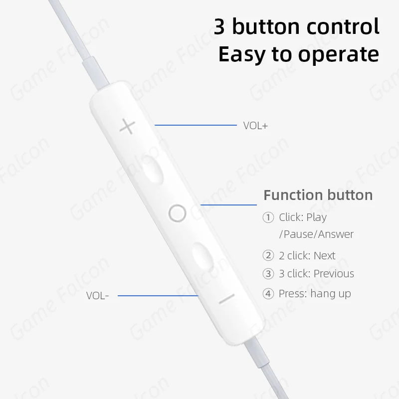 Storazone Type C 3.5mm Headset Stereo Music Earbud Wired Headphones With Mic DAC Chip For Samsung Galaxy S23 S22 S21 Ultra S20 Note 20 10