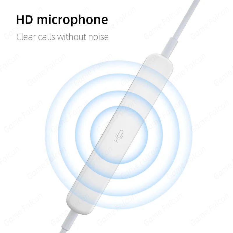 Storazone Type C 3.5mm Headset Stereo Music Earbud Wired Headphones With Mic DAC Chip For Samsung Galaxy S23 S22 S21 Ultra S20 Note 20 10