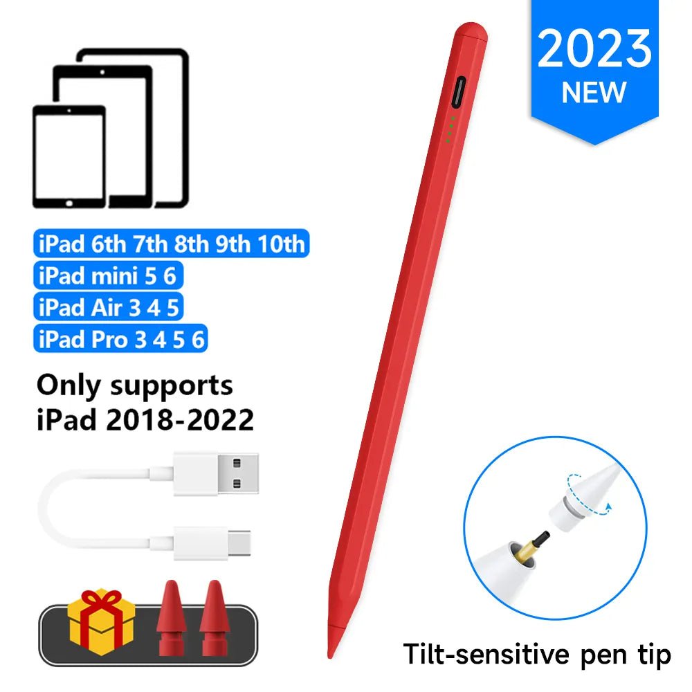 Storazone Type c NEW RD For iPad Pencil Palm Rejection Stylus Apple Pencil Pen For iPad Accessories Pro Air Mini Note-taking Pen 1 2 Generation