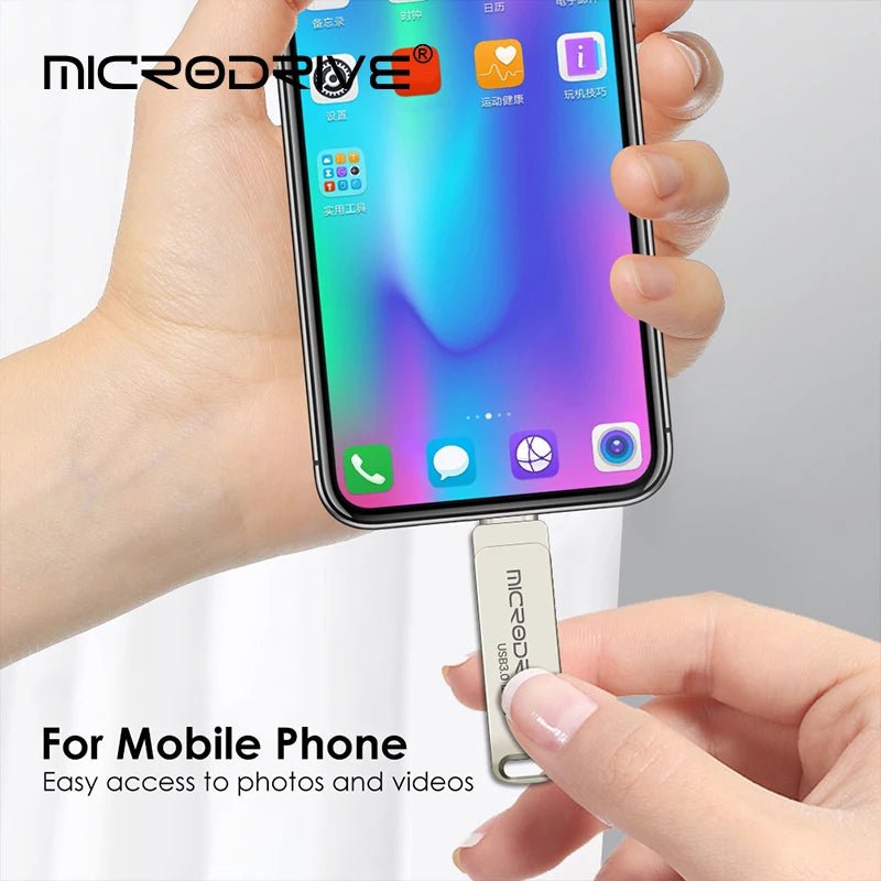 Storazone TYPE C USB Flash Drive OTG 2 IN 1 USB Stick 3.0 128GB Pen Drive 64GB 256GB 512GB Pendrive Memory Disk