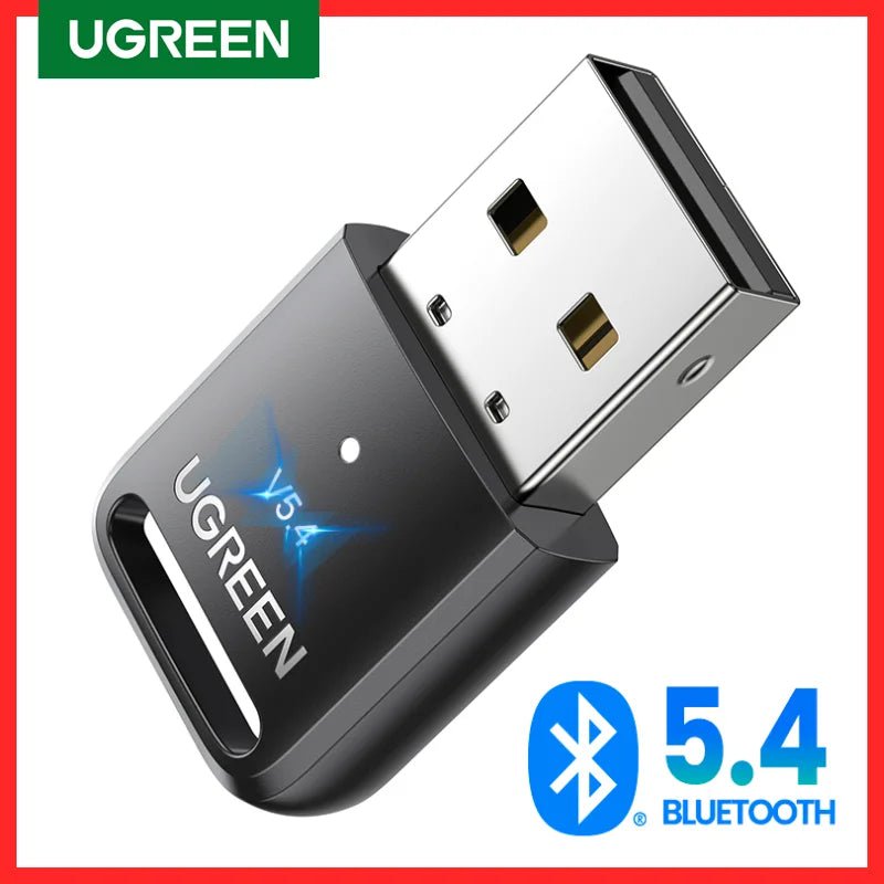 Storazone UGREEN USB Bluetooth 5.3 5.4  Dongle Adapter for PC Speaker Wireless Mouse Keyboard Music Audio Receiver Transmitter Bluetooth