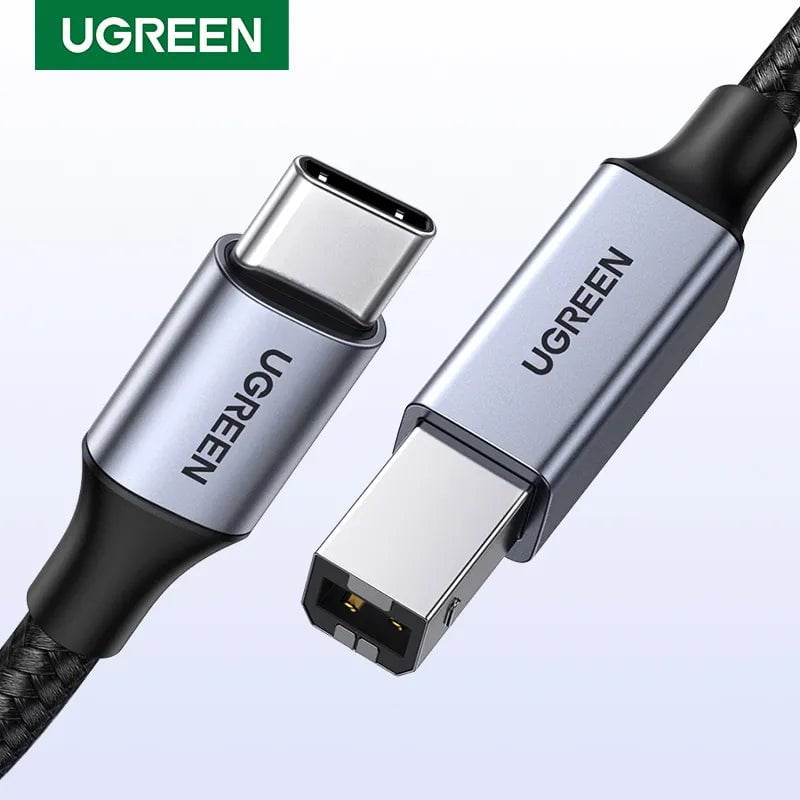 Storazone Ugreen USB C to USB Type B 2.0 Cable for New MacBook Pro HP Canon Brother Epson Dell Samsung Printer Type C Printer Scanner Cord